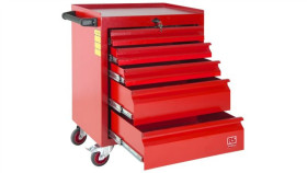 Szafka Na Rolkach, Na Kółkach, 5-Szufladowa, 830 X 630 X 450Mm, Materiał:...