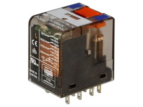 Przekaźnik elektromagnetyczny 4PDT 24VDC 6A 250VAC 6-1415001-1