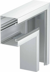 Kąt płaski 90x130mm, aluminium OBO Bettermann, 6276920, czysty biały, (S x G) 130 mm x 90 mm