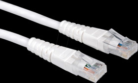 21991526 Patch cable Cat. 6, UTP, white, 0.5 m