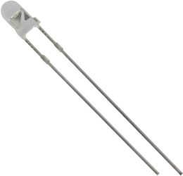 Dioda LED THT TRU COMPONENTS 1573693 1573693, 3 mm, 5900 mcd, 1 szt.