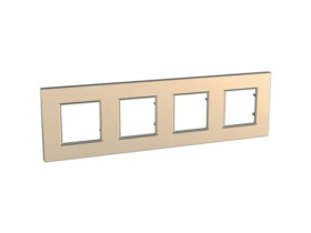 UNICA QUADRO Ramka 4 poczwórna copper MGU6.708.56 SCHNEIDER ELECTRIC