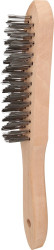 Szczotka druciana ręczna stalowa, 4 rzędy, 290 mm Brilliant Tools BT706002 1 szt.