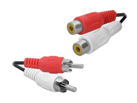 Przedłużacz 2xRCA - 3m