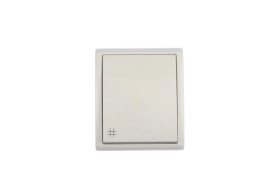 Simon Aquarius Łącznik hermetyczny krzyżowy IP54 z podświetleniem biały AQW7L/11