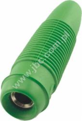 RB-175 GN Gniazdo na przewód, 4mm, izolowane, przyłącze lutowane, zielony, RB175GN