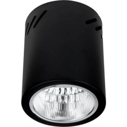 Oprawa Sufitowa Natynkowa Stała Okrągła APUS 10 Spot TUBA Czarna E27