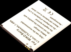 13314 Smartphone battery for WIKO devices, Li-Ion, 2000 mAh
