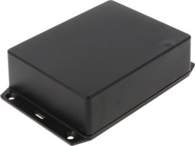 ABS enclosure, (L x W x H) 122 x 94 x 36 mm, black (RAL 9005), IP54, 1591XXGFLBK