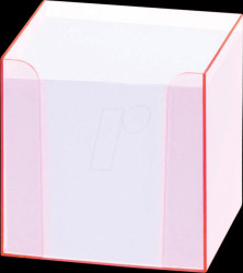 9907/2 Note box with illuminated edge, pink
