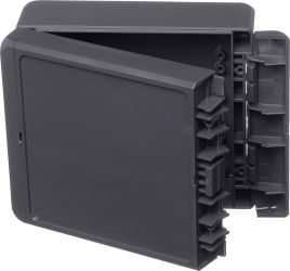 Bopla Bocube B 141306 PC-V0-7024 96013224 Obudowa zewnętrzna 125 x 151 x 60 Poliwęglan V0 grafitowy szary (ral 7024) 1 s