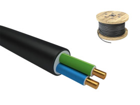 Kabel ziemny YKY 2x2,5 mm2 RE HD (0,6/1kV) miedziany NYY-O (bębnowy) G-003086 TELEFONIKA