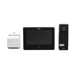 Videodomofon Zamel VP-209ICSPB-B Zestaw wideodomofon 2-żyłowy, Szyfrator, aplikacja TUYA