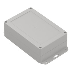 ZP180.120.60 Obudowa(180x120x60) jasna hermet. z uszcelką tul. mosiężn.