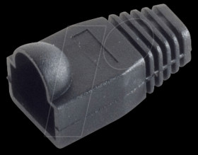BS72055-S-10 tension relief for RJ 45, black packing unit 10