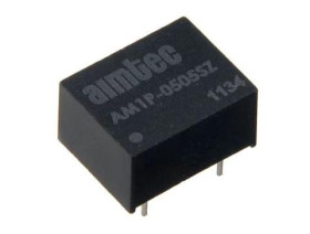 AM1P-0505SZ PRZETWOR.IN5V-OUT5V 200mA. ^