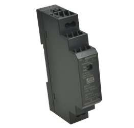 HDR-15-24 zasilacz impulsowy na szynę DIN 24V / 0,63A / 15W