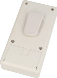 ABS handheld enclosure, (L x W x H) 130 x 65 x 25 mm, light gray (RAL 7035), IP54, 1599BGYBATCP