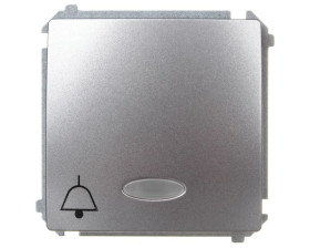 Simon Basic Przycisk /dzwonek/ z podświetleniem, szybkozłącza, stal inox BMD1L.01/21