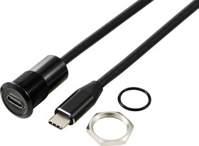 TRU COMPONENTS TC-13376328 Kabel połączeniowy USB-C, 100 cm, 1 szt.