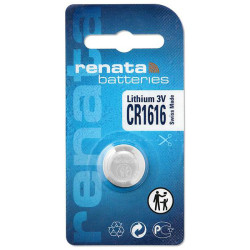 Renata X704440 Button Cell CR1616 3V 50mAh Lithium 1 Piece