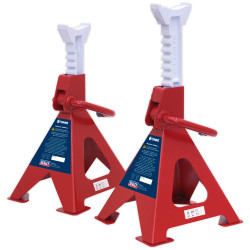Sealey VS2006 Axle Stands 6 tonne Capacity/Stand (12 tonne/Pair) Ratchet Type