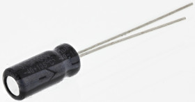 Kondensator 100nF 100V dc Radialny, Otwór przelotowy RS PRO roztaw: 2mm 5 (Dia.) x 11mm
