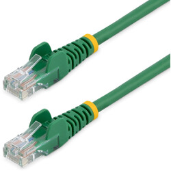 StarTech.com 45PAT50CMGN Cat5e Ethernet Patch Cable with Snagless RJ45 Connecto