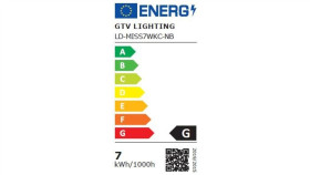 Oprawa Led Missouri-K 7W 540Lm 4000K Ip54 Ik08 Kwadrat Czarny Ld-Miss7wkc-Nb