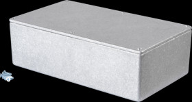 RTM5006/16-NAT Aluminium housing, 112 x 61 x 192 mm, silver, IP54