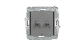 Mini Łącznik Podwójny Schodowy W Stylu Amerykańskim Szary Mat 27Mwpus-33