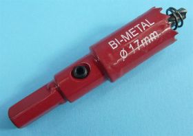 OTWORNICA KORONKA BI-METAL 17mm