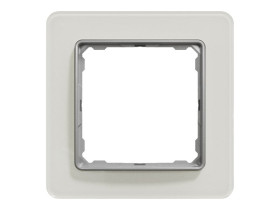 SEDNA DESIGN & ELEMENTS Ramka 1 pojedyncza szkło białe SDD360801 SCHNEIDER ELECTRIC