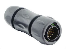 Złącze wielostykowe przemysłowe 19-pinowe Montaż na kablu Wtyczka Souriau Sunbank by Eaton