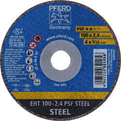 Tarcza tnąca prosta PFERD TOOLS EHT 100-2,4 PSF STEEL/16,0 61741116 100 mm 25 szt.