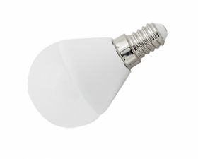 Żarówka LED E14 G45 6W biała ciepła