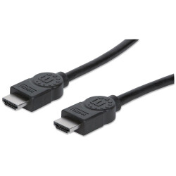 Manhattan 323192 HDMI 4K@30Hz Cable with Ethernet, 1m, Suitable for ALL 1080p/H