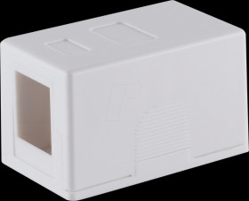 BS08-10115 Keystone connection box, white