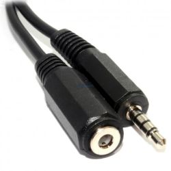 kabel Jack 3.5 wtyk TRRS- 3.5 gniazdo 4-polowe TRRS stereo+mikrofon...
