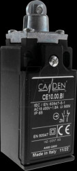 CE10.00.BI 30mm Limit Switch Metal Head Plastic Casing Roller Plunger