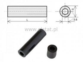 KDR09 3,6/9mm tulejka dystansowa bez gwintu