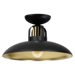 Lampa sufitowa FELIX BLACK/GOLD 1xE27 MLP8905 Milagro