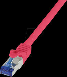 C6A064S Patch cable Ultraflex, Cat.6A, S/FTP, red, 3 m