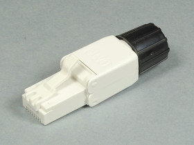 Wtyk 8p8c RJ45 UTP kat.6 na drut, beznarzędziowy