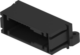 Plug, 32 pole, angled, 2 rows, black, 1-968720-2