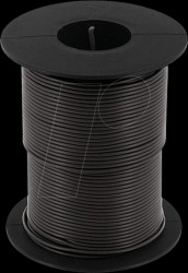 KL025SW50 Stranded Copper Wire 0.25qmm black Coil 50m