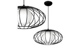 Lampa Wisząca Kronos Black 1Xe14 Mlp4422 Milagro