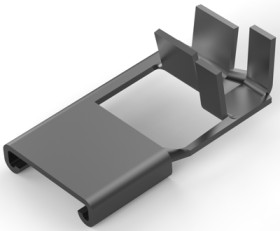 Uninsulated flat plug sleeve, 6.35 x 0.81 mm, 0.82 to 2.08 mm², AWG 18 to 14, brass, tin-plated, 60290-2