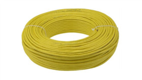Kabel Utp Kat.5E U/Utp 4X2x0,5 Eca Żółty Frpvc Alantec 100M