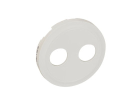 CELIANE Plakietka gniazda TV 2 x "f" 0-2400 mhz biała 068289 LEGRAND